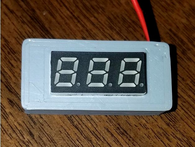 Mini Voltmeter Case by wimberleytech