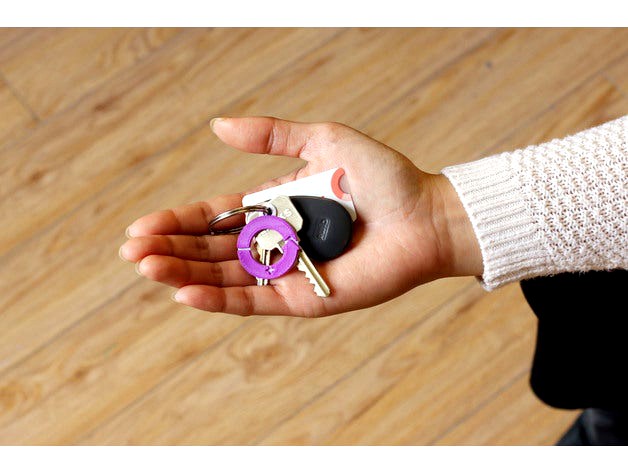 Multi-Color International Women's Day Keychain by MosaicManufacturing