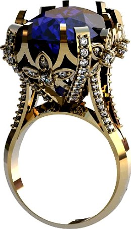 Ring 3714 3D Model