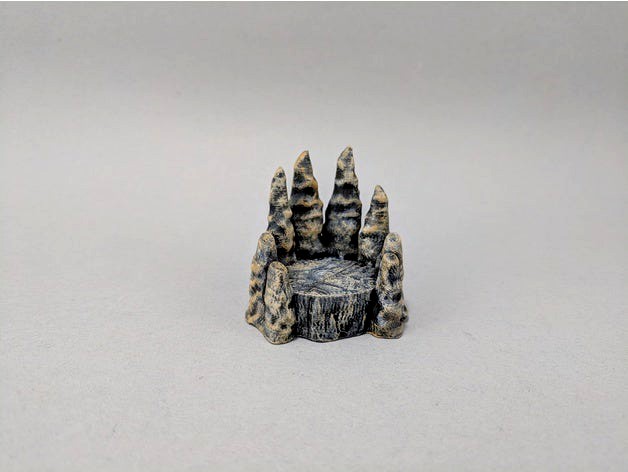 28mm Stalagmite Throne by Curufin