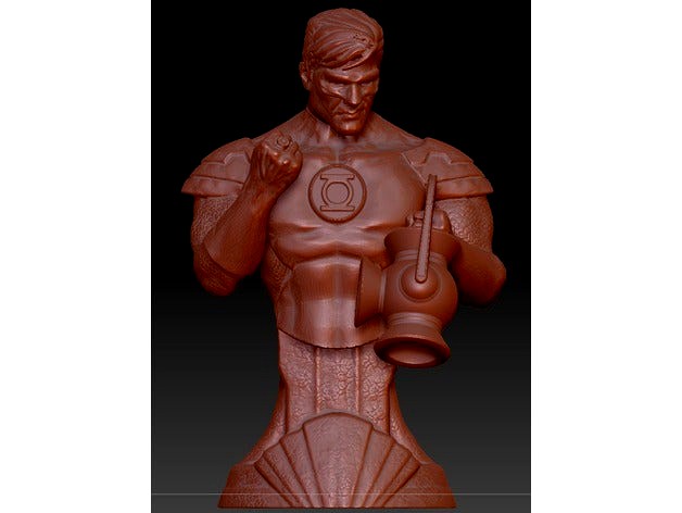 Green Lantern Bust by jreimers