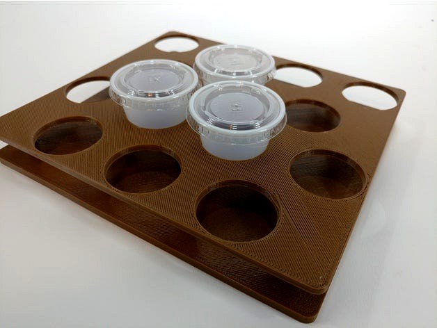 1oz Condiment Cup Holder for Small Parts by Kolasinski