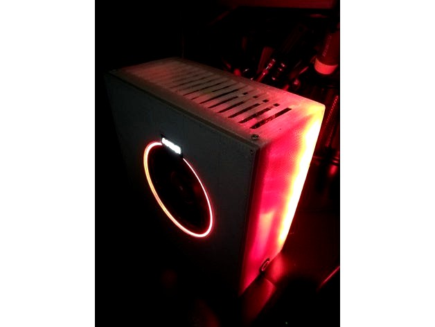 Mini ITX case for Ryzen 2400g/2200g with Wraith Spire Cooler by Starfire