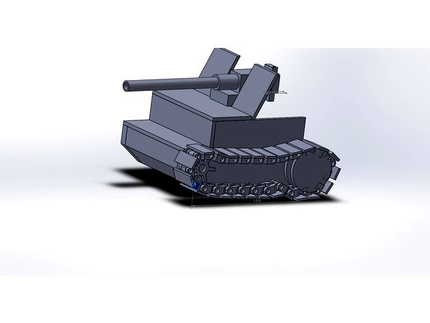 88mm tank destroyer by ExcellentEngineering
