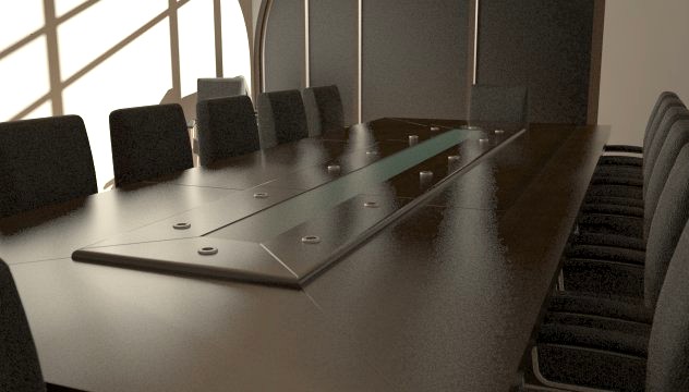 Conference Table 3D Model