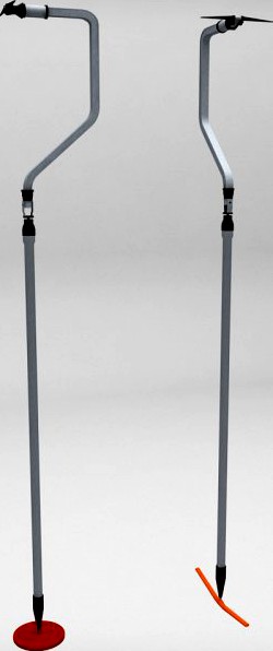 Ski lift rod 3D Model