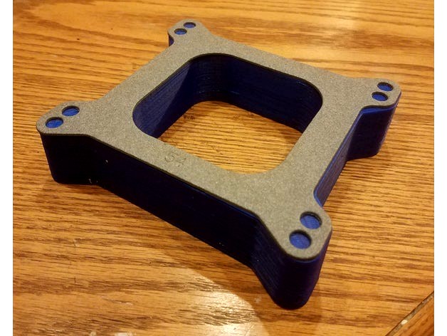 Holley 4150 style Carburetor spacer for casting by OfficialAceFrehley