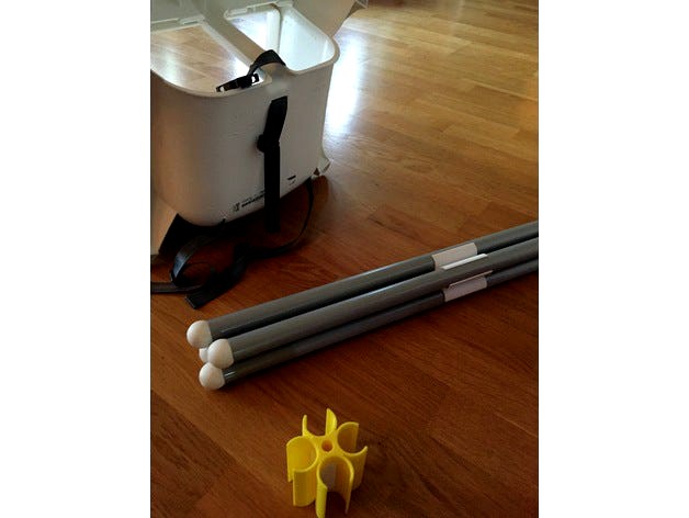 IKEA child stool leg holder by mackedusan