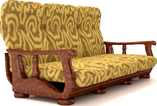 Grandmas Couch 3D Model