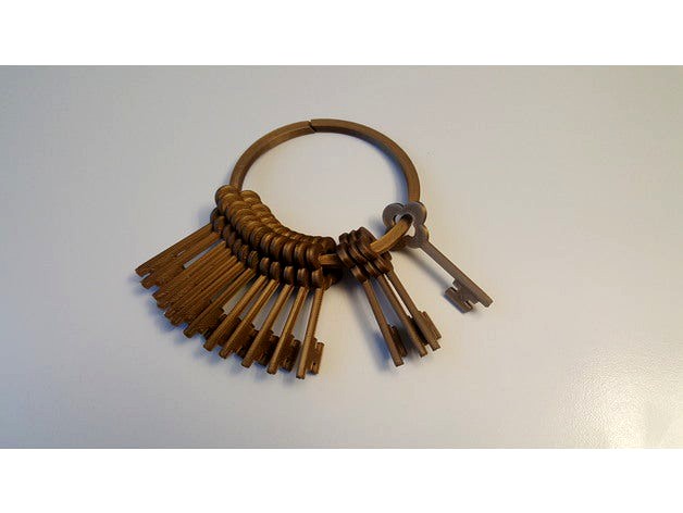 Prison Keys & Keyring by smallhacks