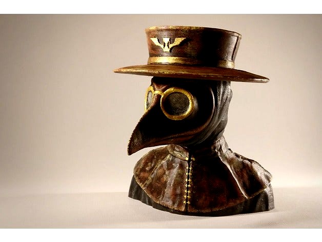 Plague Doctor bust by Sandpiper