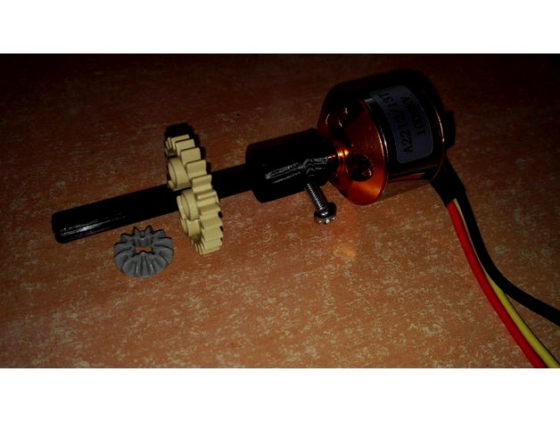 Brushless lego technic adapter by juanxo