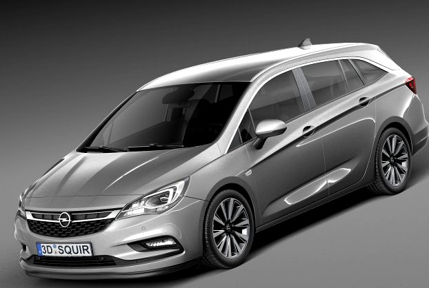 Opel Astra Sports Tourer 2016 3D Model