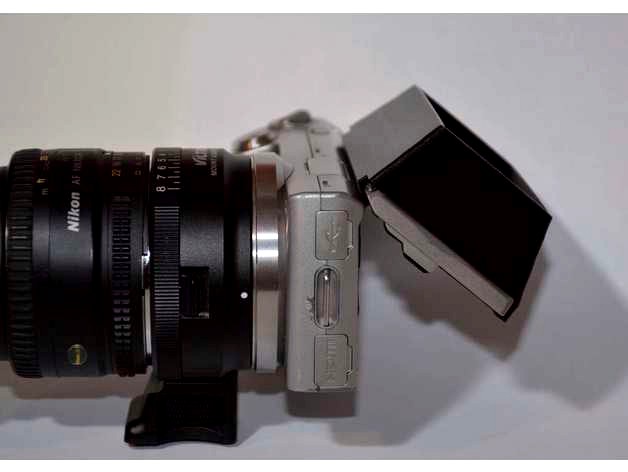 Nex-5 Screen shade by Kajashey