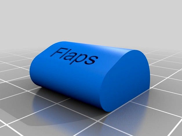 Flaps and Speedbrakes Lever for Saitek Throttle Quadrant [V2] by FabianWiede