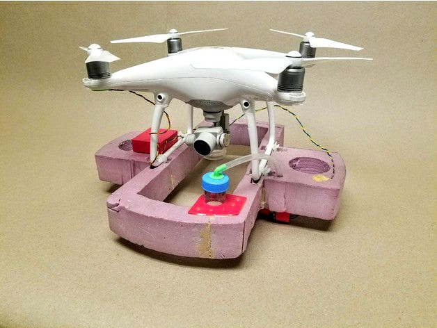 Drone Water Sampler by entomophile