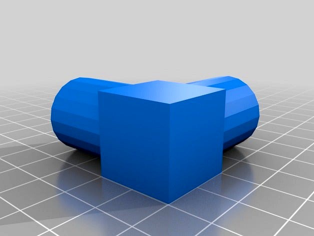 Simple pipe 2 way connector. Untested by PredatorVKC