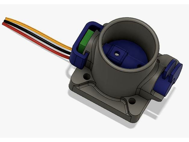 Throttle body with position sensor to suit Subaru EJ20 motor by Swanny