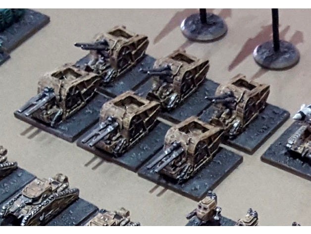 Epic Scale - Traitor Humans - Long Artillery by chris262
