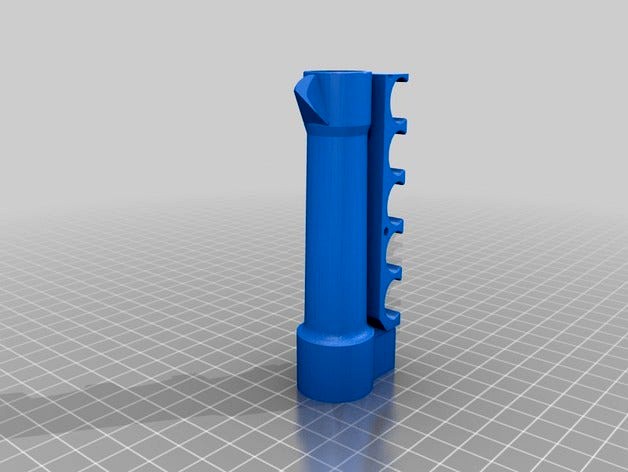 Nerf Sharpfire Luger with a Dart holder by Datoneguyisaguy
