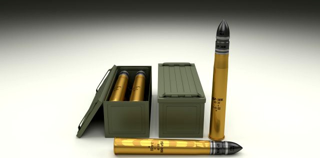 Soviet 85mm Shell 3D Model