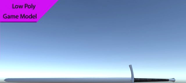Bastard Sword 3D Model