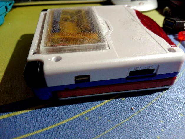 Gameboy Advance SP Extended Capacity Battery Cover by makho