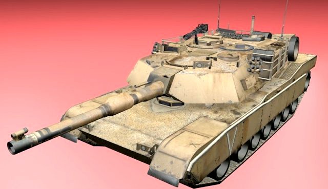 Abrams Tank 3D Model