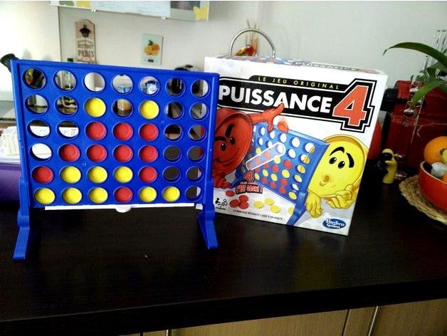 Connect 4 (puissance 4) coin holder by Gallilee