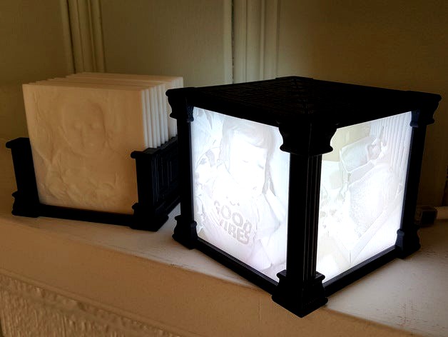 Lithophane Display with Multiple Configurations and Storage Caddy by JRSly