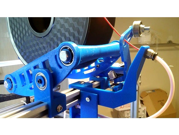 Even More Reliable Filament Runout Sensor and Spool Holder by bwaslo