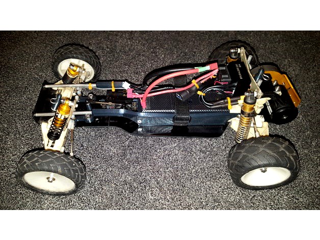 RC10 Retro-mod Chassis with Printable Parts by WTF_Racing