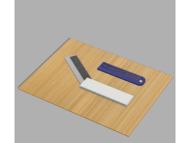 Foldable comb by UniversalMaker