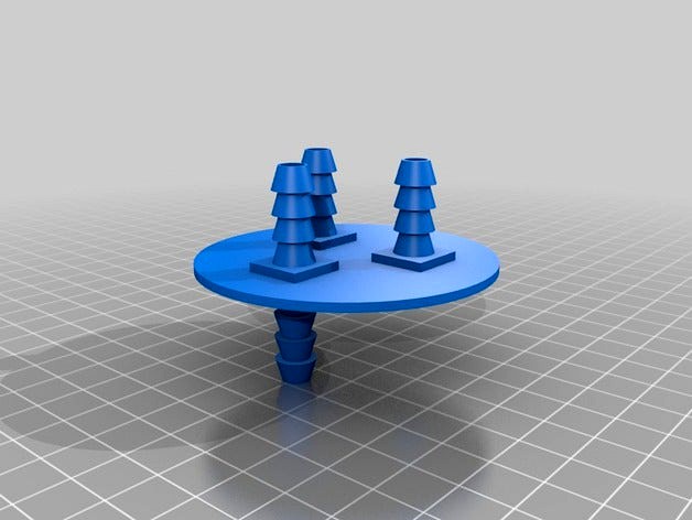 Mason Jar Insert - CO2 capture (2 input, 1 output) by dboyd13