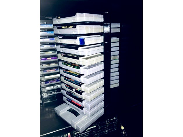 Stackable SNES Dust Covers by QuixoticQuark