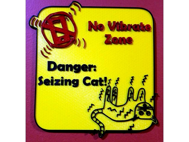 Seizing Cat No Vibrate Zone by CaptObvious