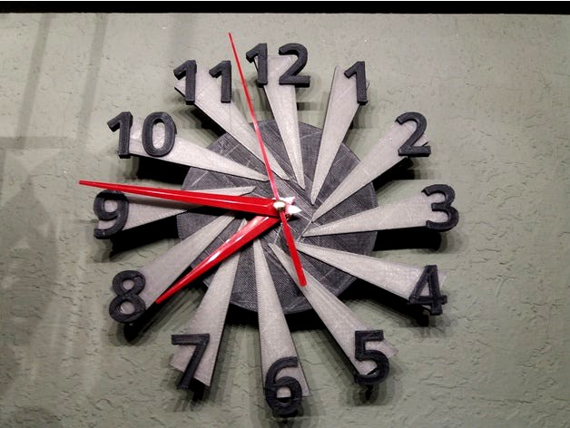 Spiral Clock Face by muzehack