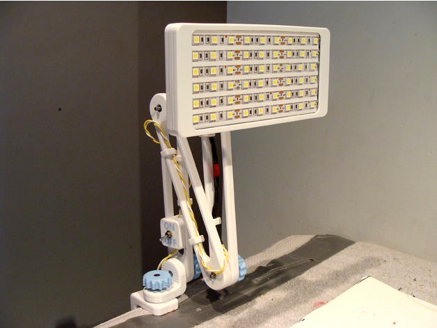 Articulating LED Lamp by Kanata