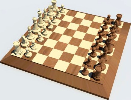 Chess Set 3D Model