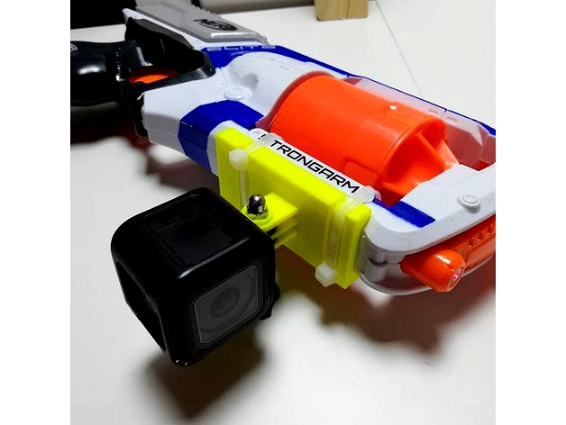 Nerf Strongarm GoPro / Camera Mount by Mafiatorte