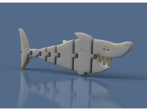 Shark-ticulator / Flexi Shark by hpiz