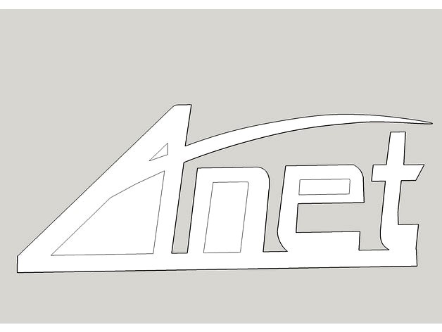 Anet Logo | DXF | SKP by TueftelTyp