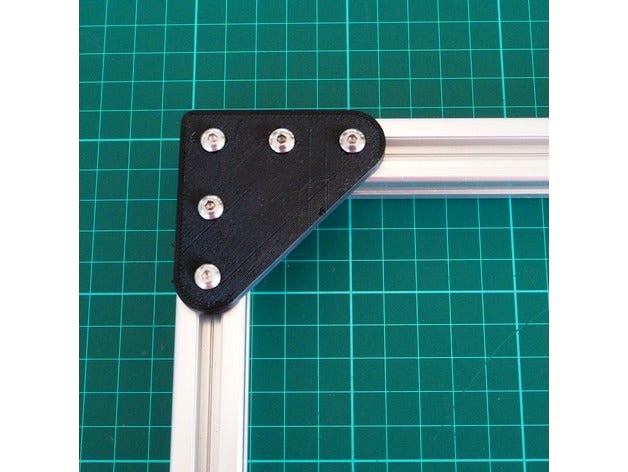 2020 Extrusion Corner Brace (60mm) by mjbudden