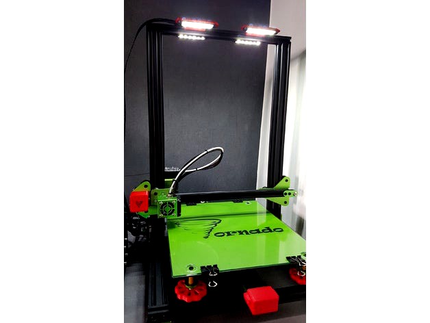 Tevo Tornado - Creality CR-10 Lights (Ultra low cost) by Game-Makers