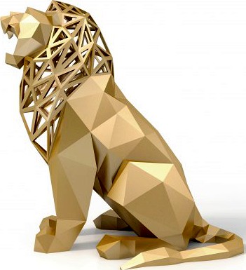 Roaring Lion 3D Model