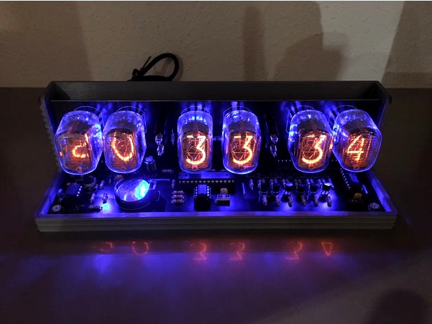 Nixie Clock Stand by Incalculable