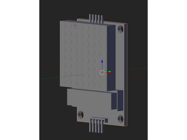 8x8 led matrix module model by ka3ros