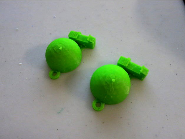 HI-SEAS Analog Mars Habitat - Martian Dome Keychain size by zakw