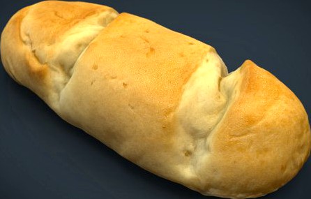 Milk Bread 3D Model