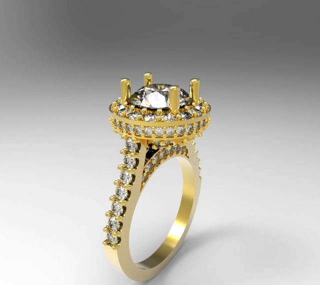 Cool ring 3D Model